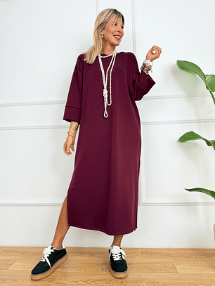 Concetta dress 17930 BURGUNDY