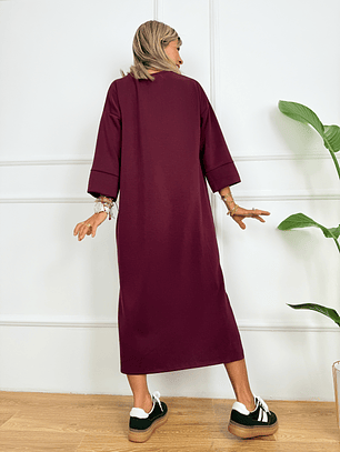 Concetta dress 17930 BURGUNDY