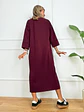 Concetta dress 17930 BURGUNDY - thumbnail 2