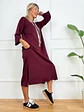 Concetta dress 17930 BURGUNDY - thumbnail 4
