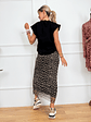 33302 Leopard Black Skirt  - thumbnail 2