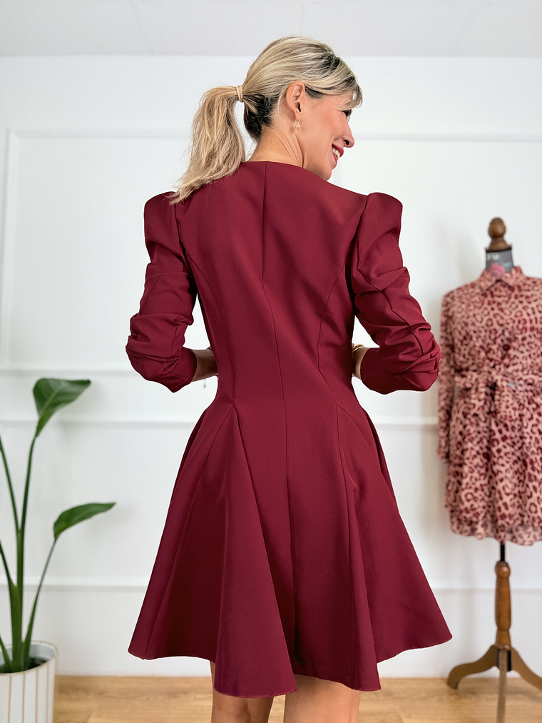 Venitian Dress 26981 Burgundy 4