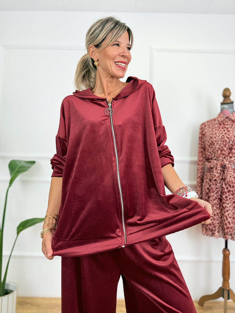 The Plush Set 4049 Burgundy 3