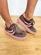 8999 BROWN pink SNEAKERS   - thumbnail 1