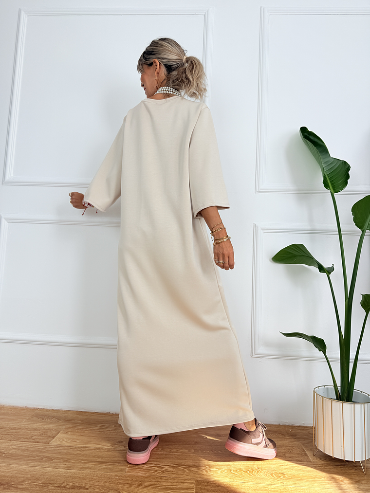 Aureline Dress 19513 Cream 2