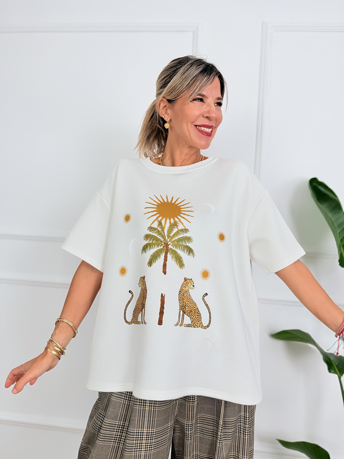 Velvet Aura T-shirt 13139 White 1