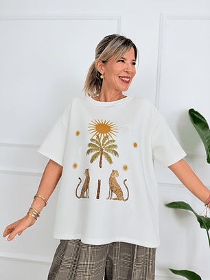 Velvet Aura T-shirt 13139 White