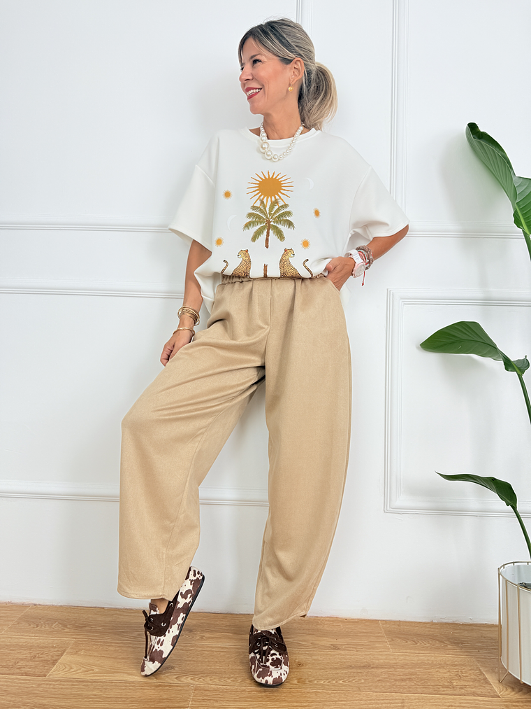 Velvet Whisper Pants 90451 Beige 1