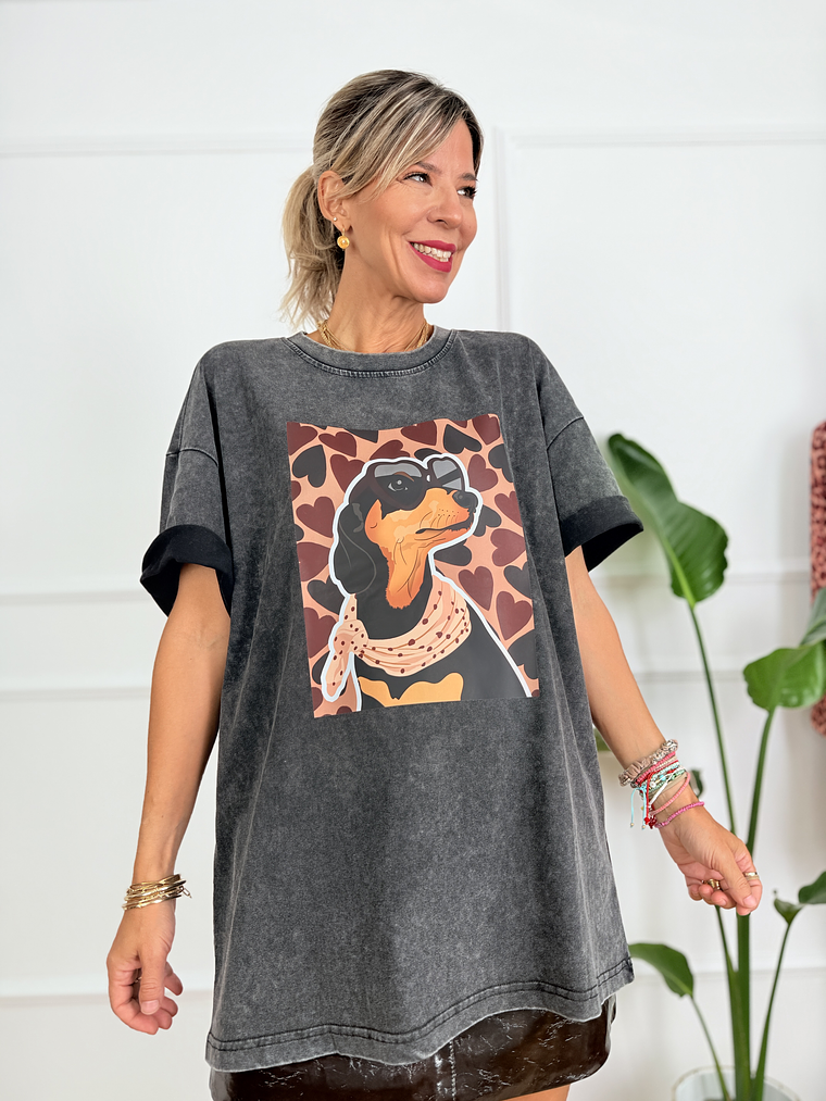 Dogos T-shirt OD812 Charcoal 1