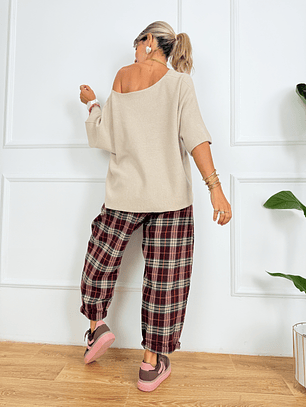 Luna Pants 24720 Wine