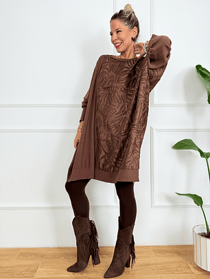 BW02015 AMARILLA BROWN DRESS