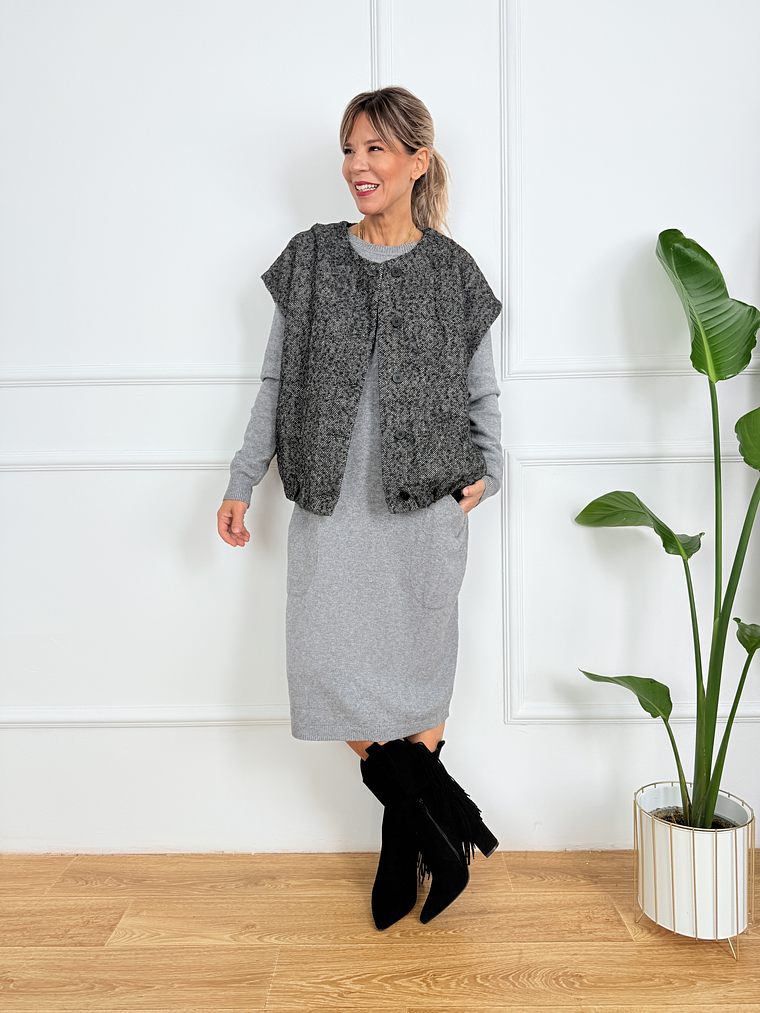 Vest and the City WM2544 Charcoal 4