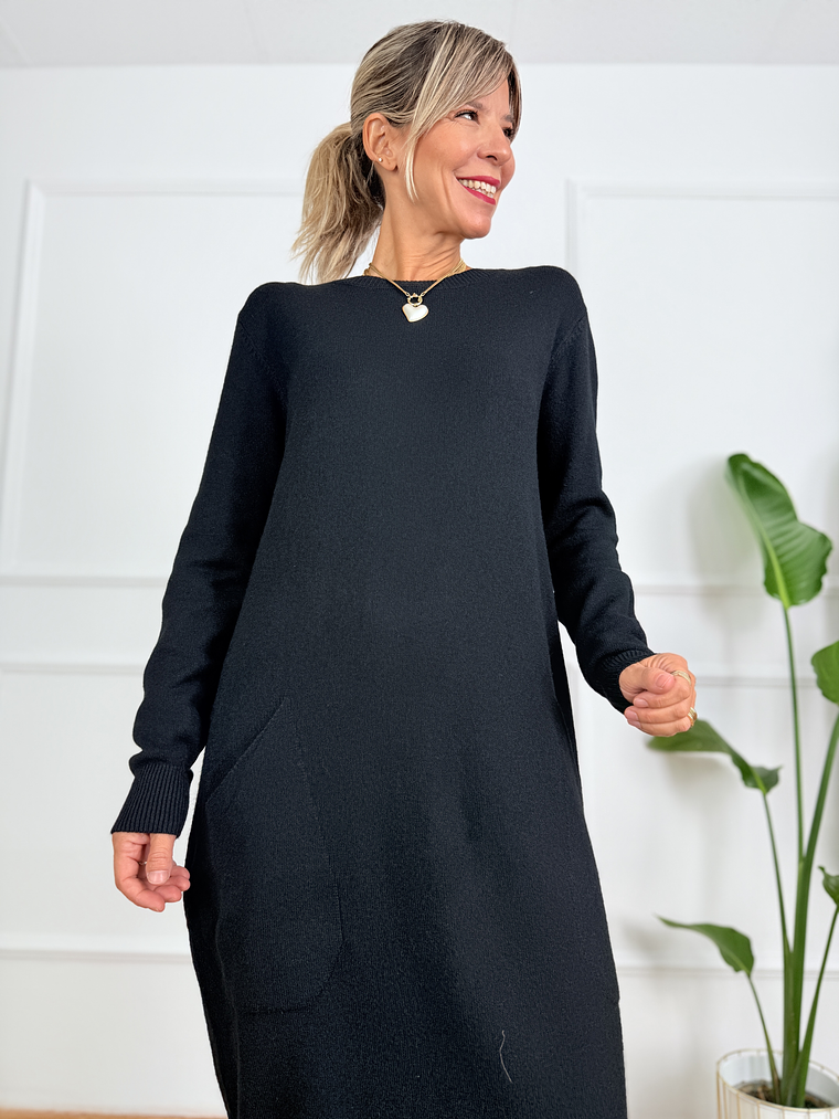 Autumn Rose Dress JT319 Black 2