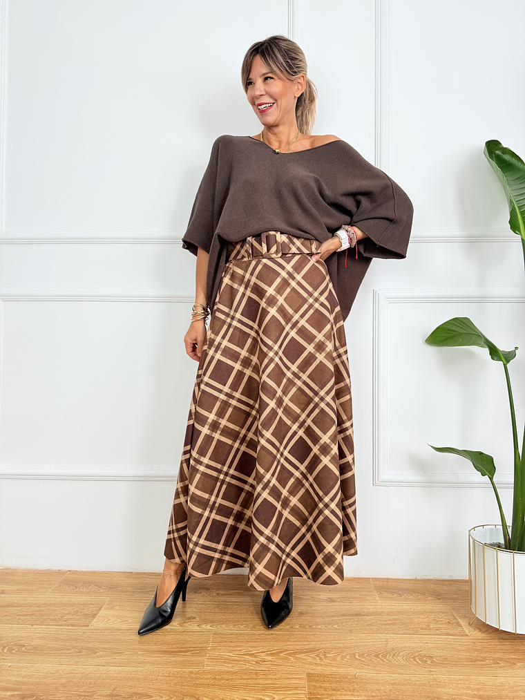The Scott Skirt 6535 Choco 4
