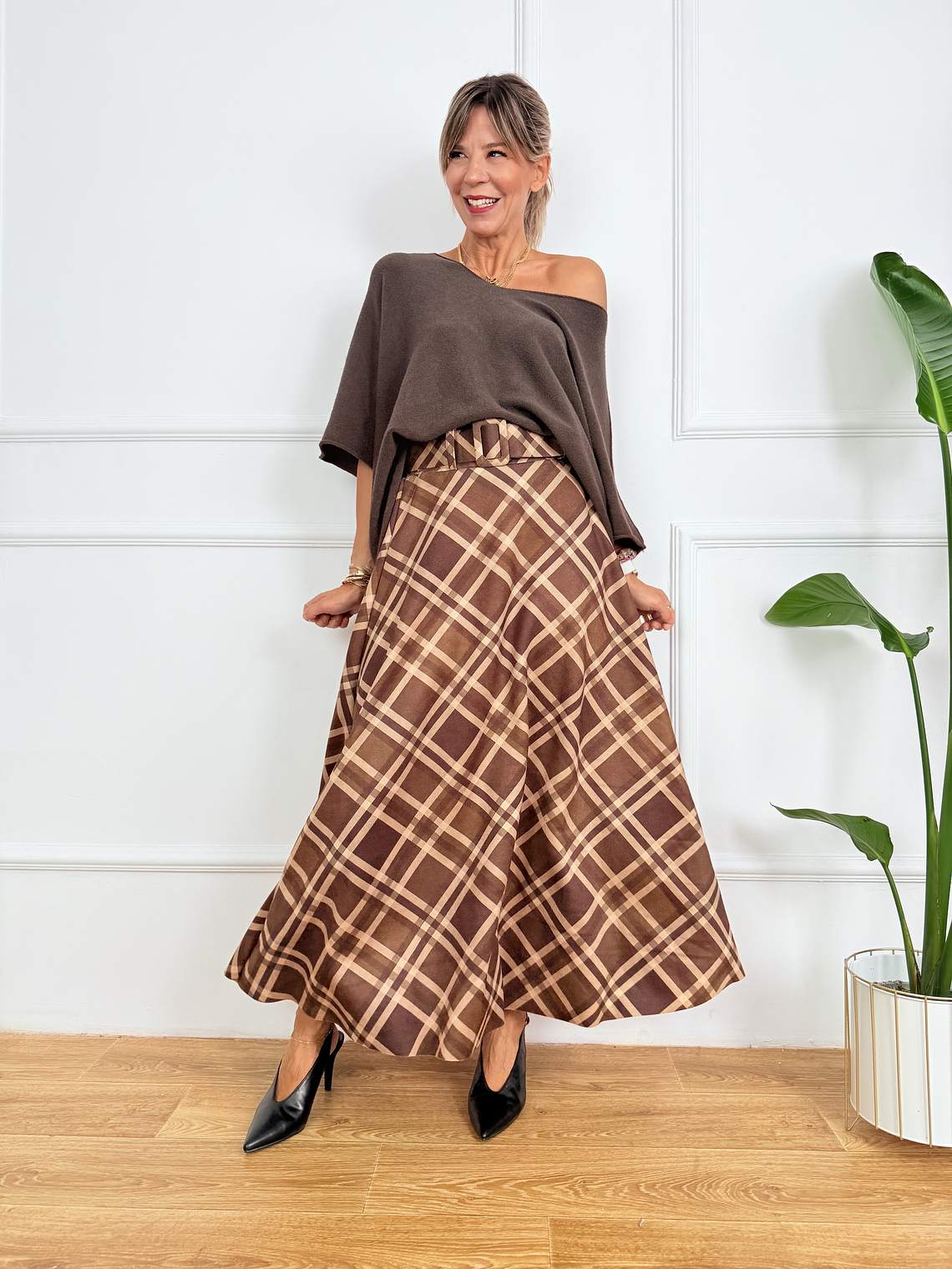 The Scott Skirt 6535 Choco 1