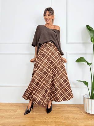 The Scott Skirt 6535 Choco