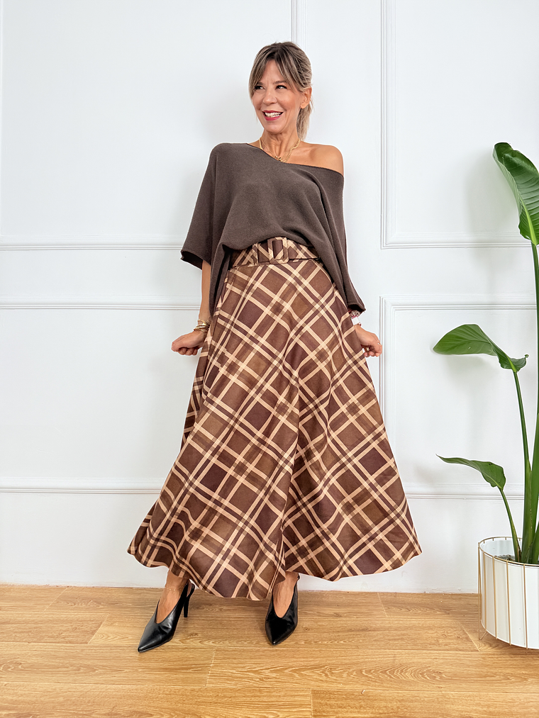 The Scott Skirt 6535 Choco 1