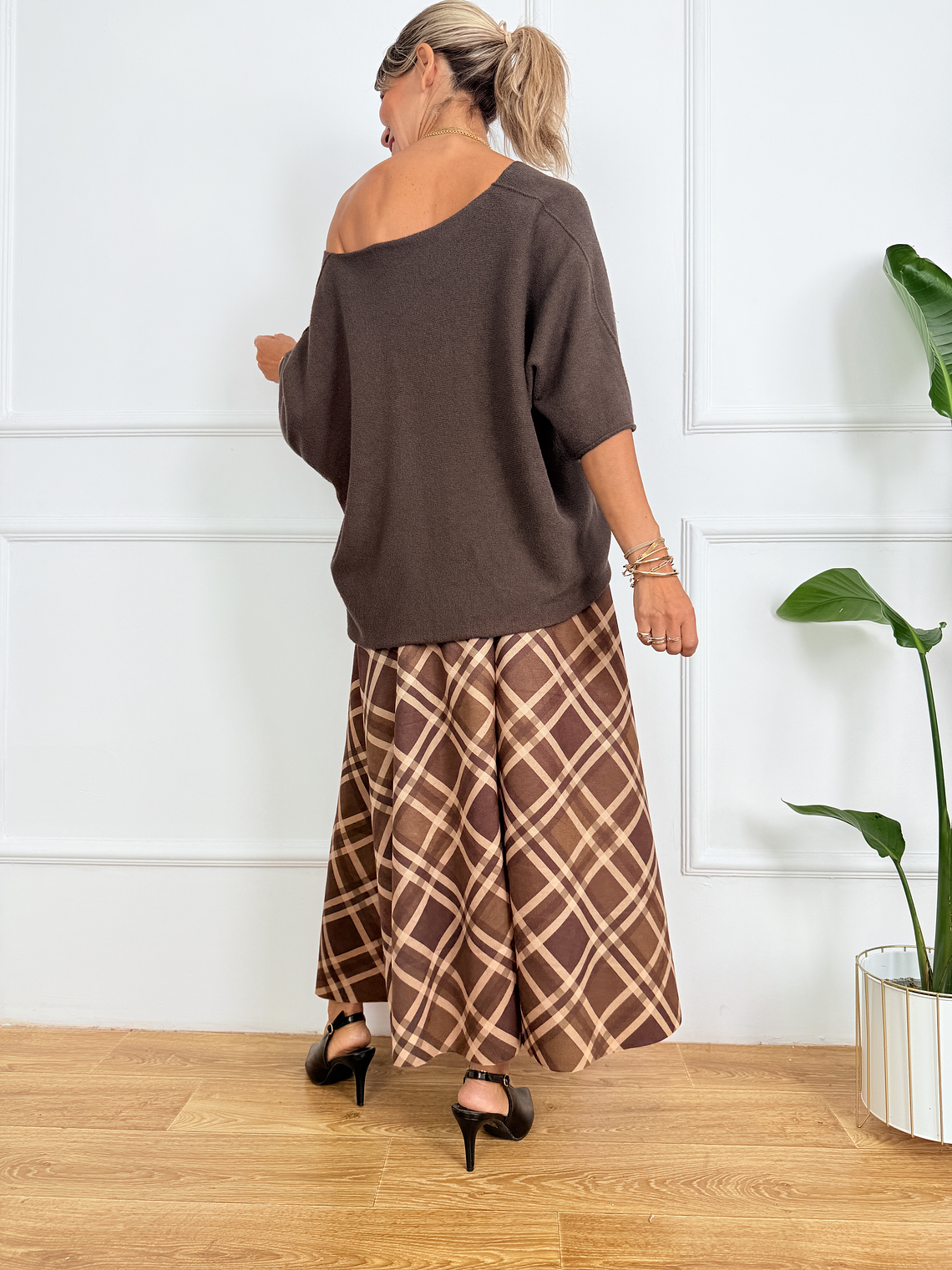 The Scott Skirt 6535 Choco 7