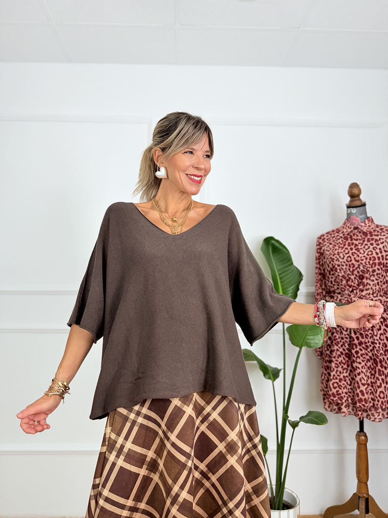 7012 Gelatto Sweater BROWN 2