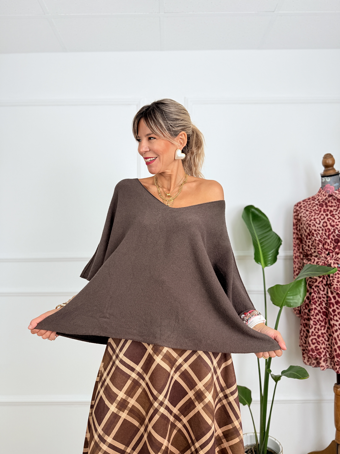 7012 Gelatto Sweater BROWN 4