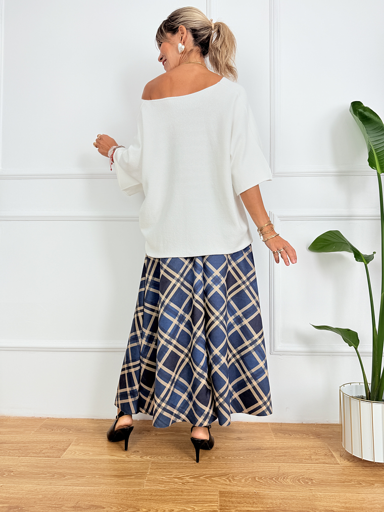 The Scott Skirt 6535 Blue 4