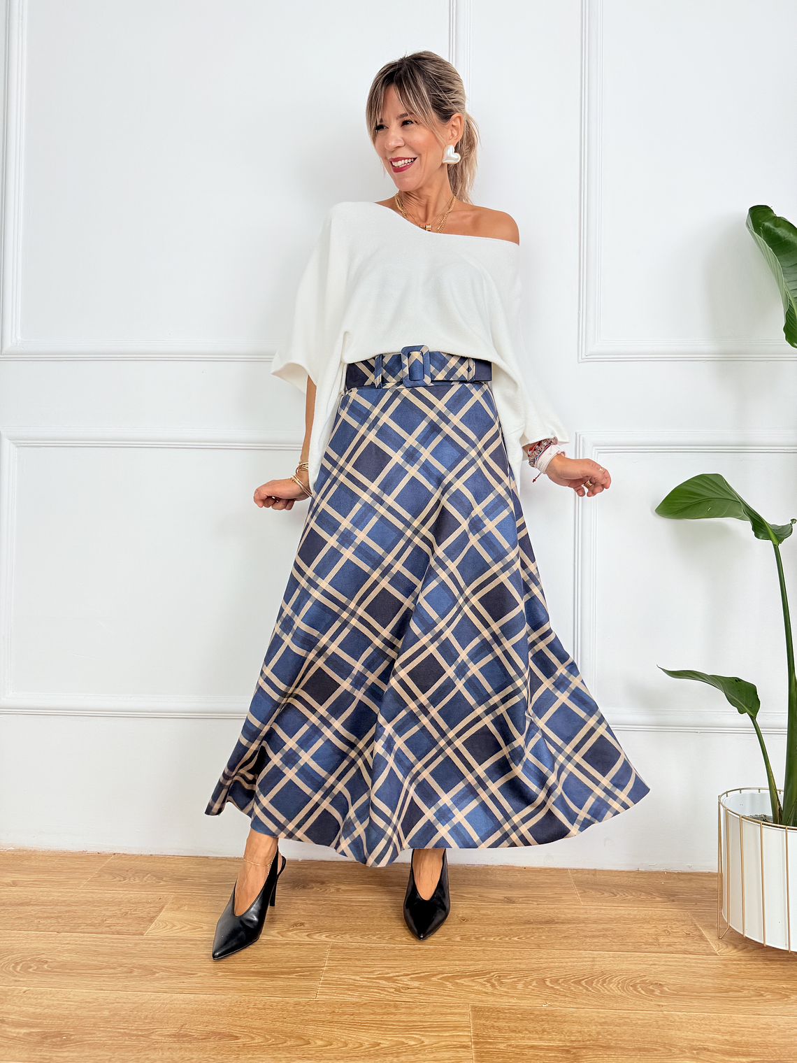 The Scott Skirt 6535 Blue 1