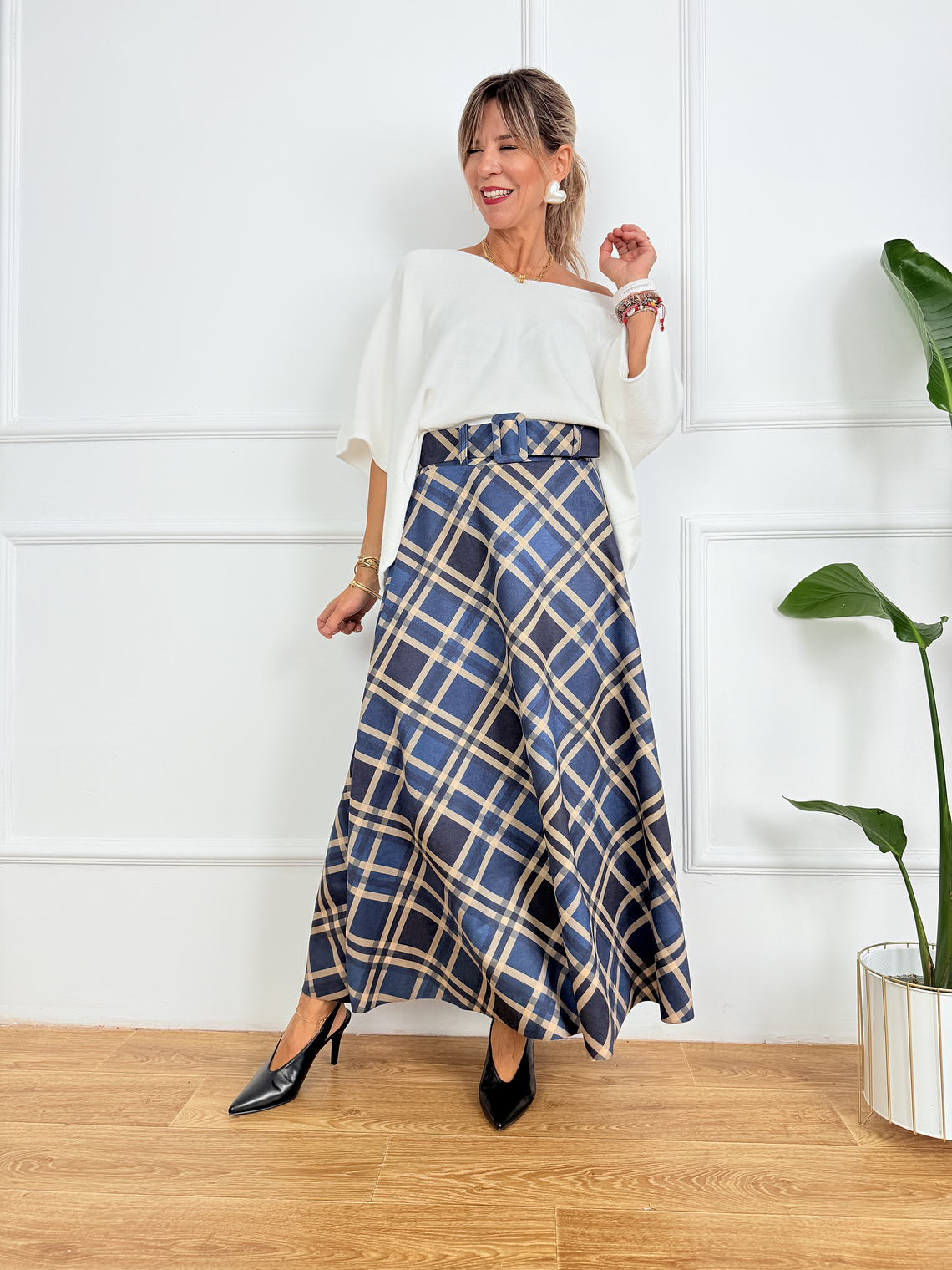 The Scott Skirt 6535 Blue 6