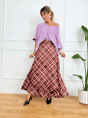 The Scott Skirt 6535 Burgundy