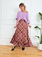 The Scott Skirt 6535 Burgundy - thumbnail 1