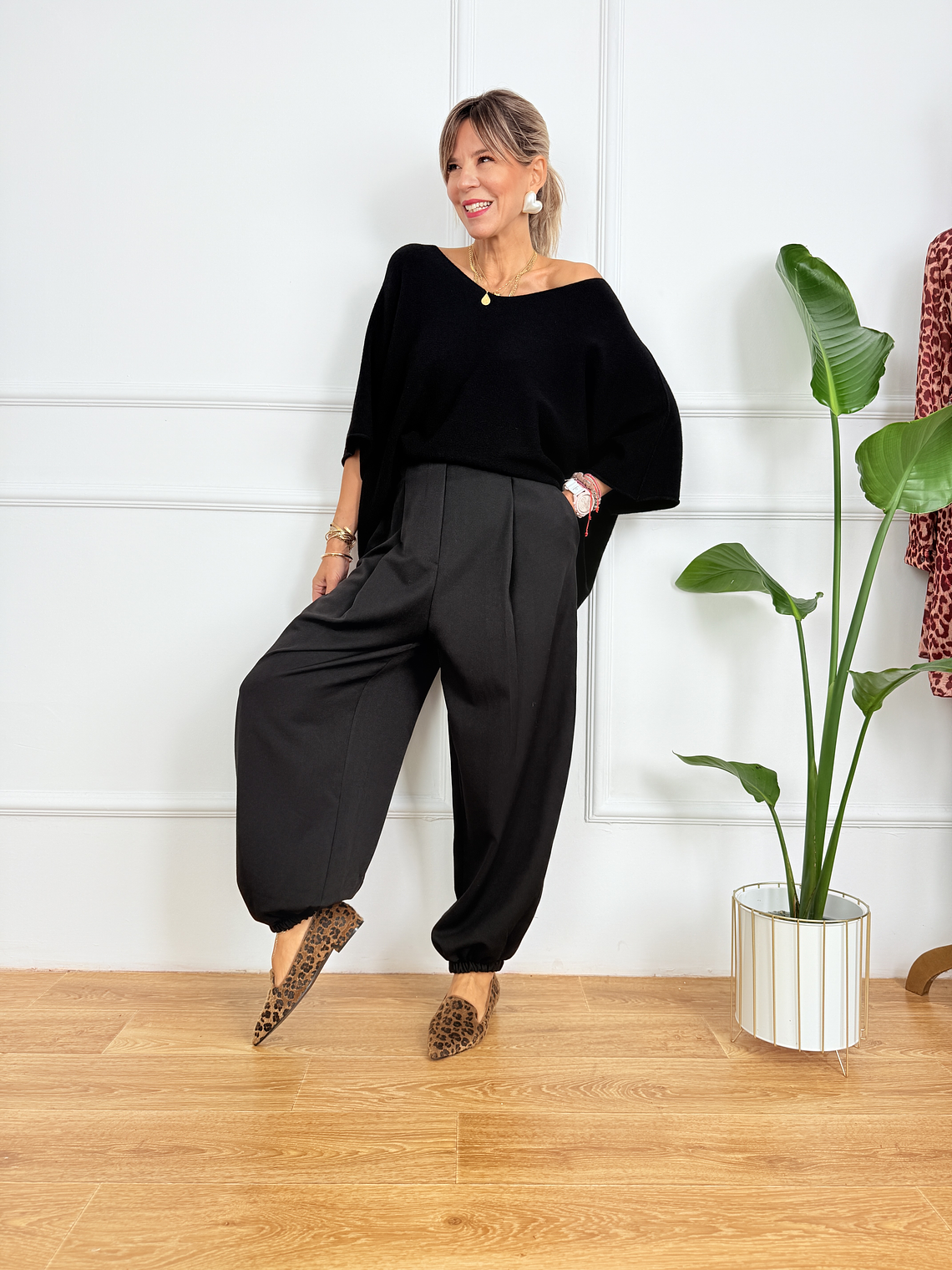 Fahari Jogger Pants 12931 Black  1