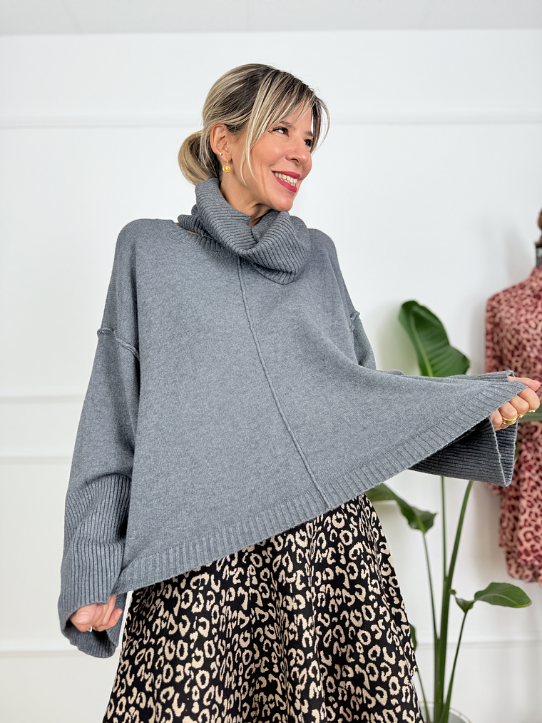 Cozy Times Sweater 6620 Grey 2