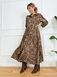 Leopard Kiss Dress 25009 Brown  - thumbnail 1
