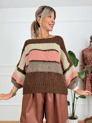 Ice Cream Sweater 30993 Brown