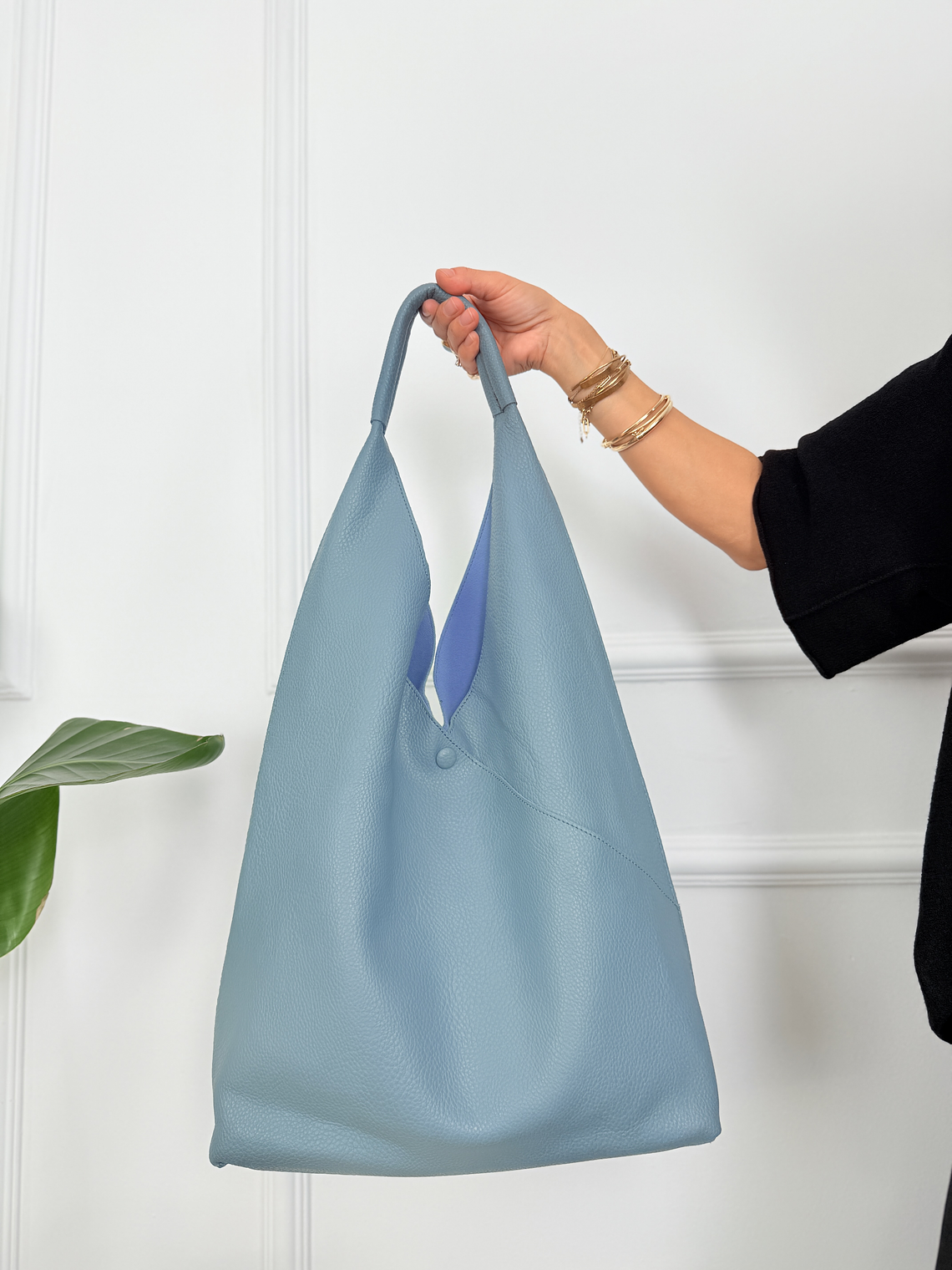 Shopping bag ART:L-399-25 DENIM BLUE  1