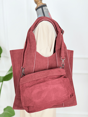 BAG SUEDE ART:25104 RED 