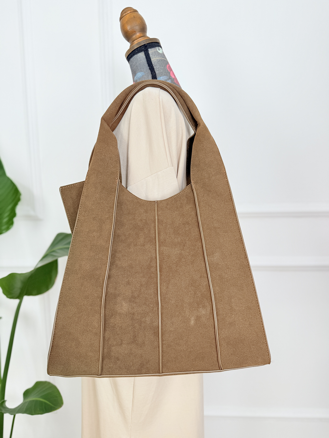 BAG SUEDE ART:25104 COFFE 1