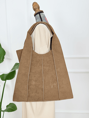 BAG SUEDE ART:25104 COFFE