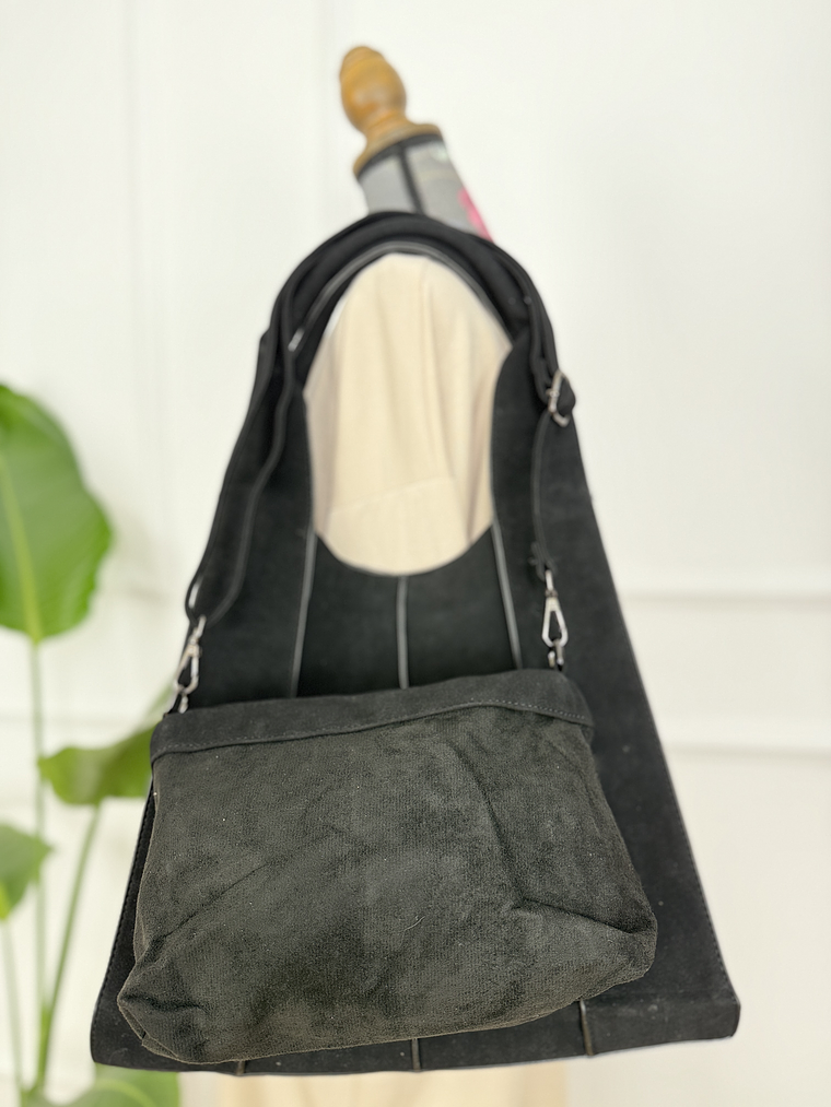 SUEDE BAG ART:25104 BLACK 2