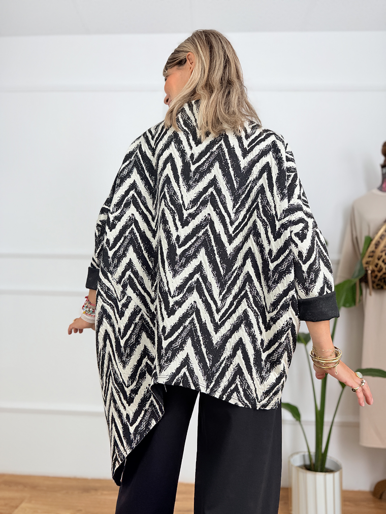 Genovia Sweatshirt 224330 Black/White 2