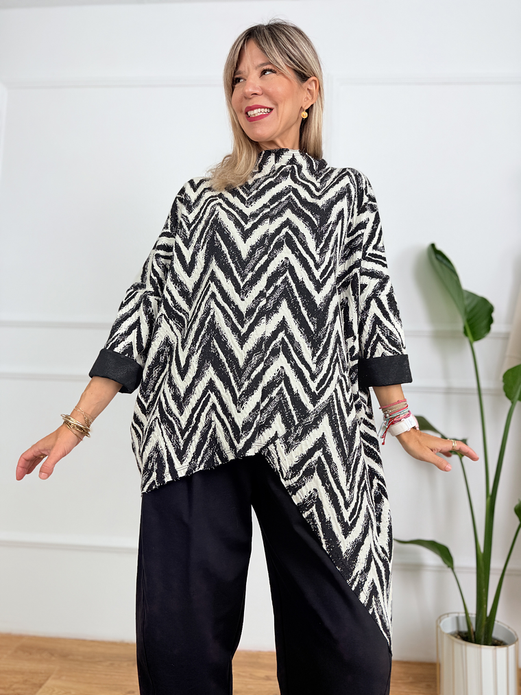 Genovia Sweatshirt 224330 Black/White 1