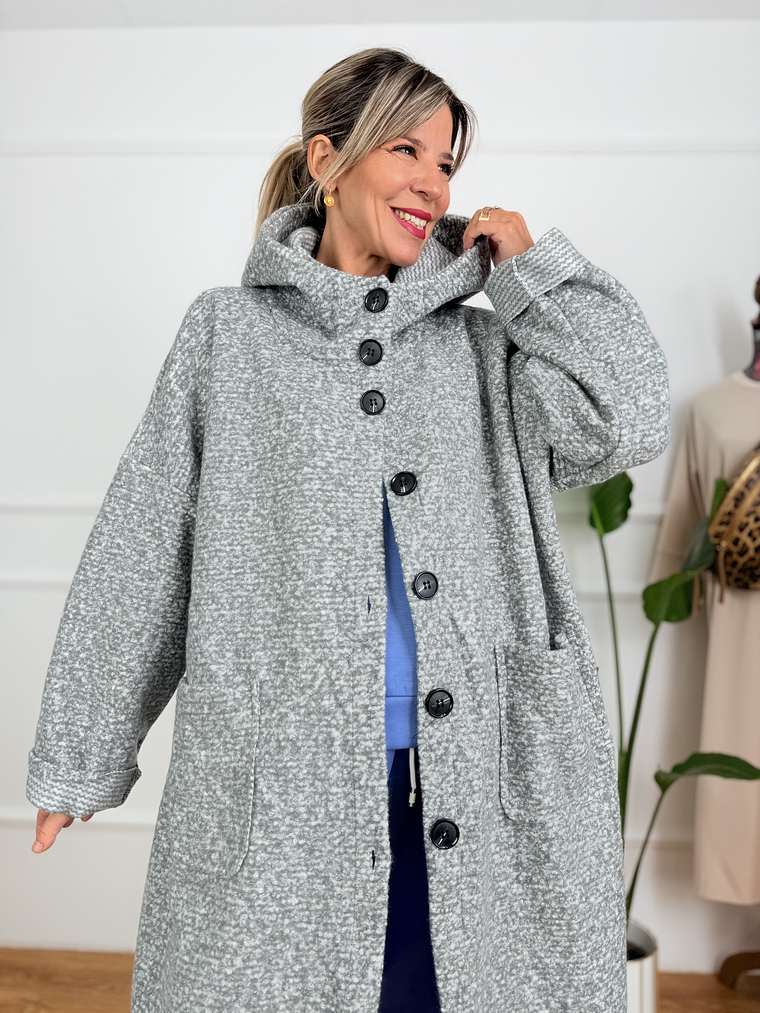 Light Hug 7854 coat Light Grey 5