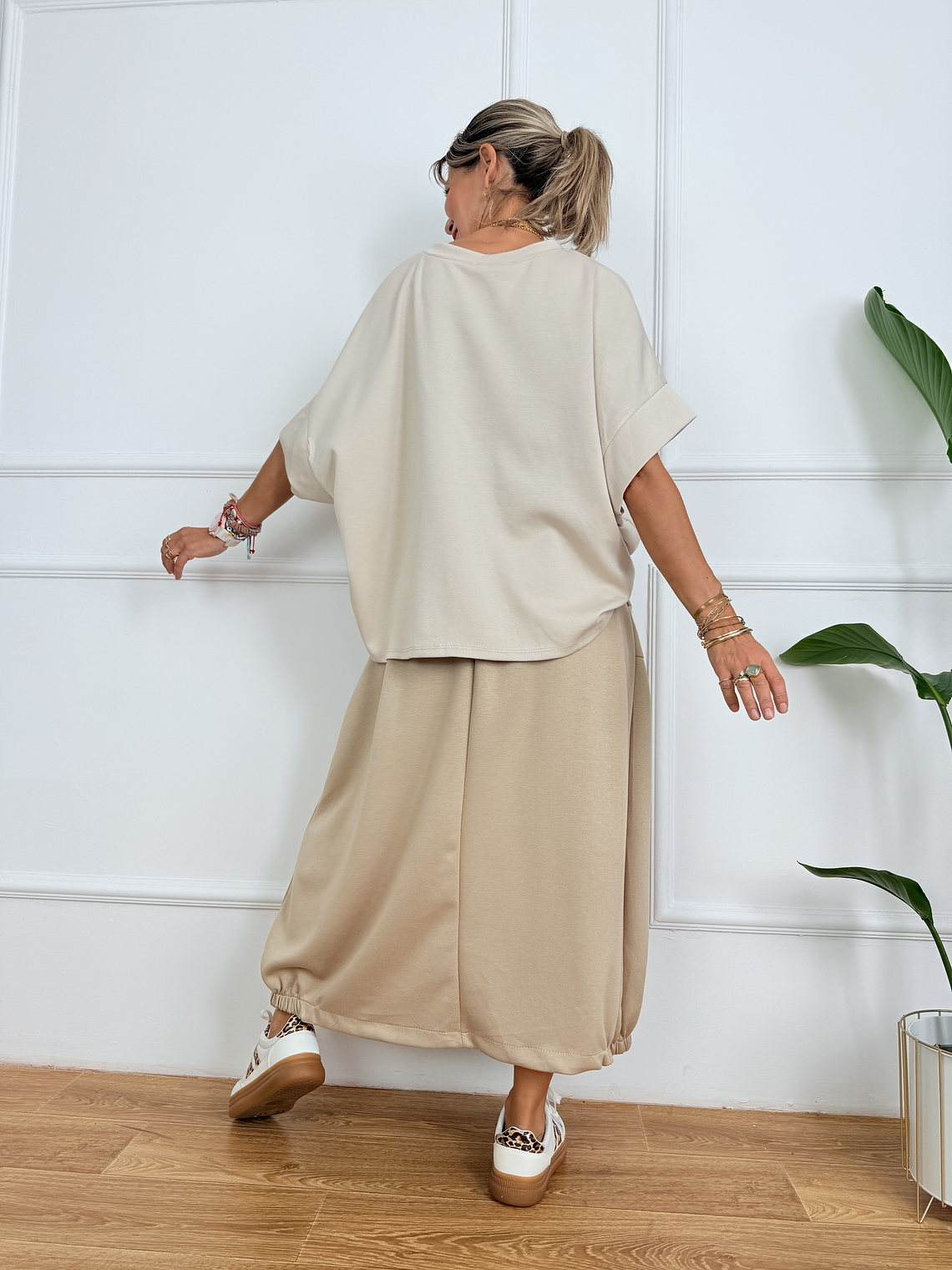 Velto Skirt 16509 Beige 3