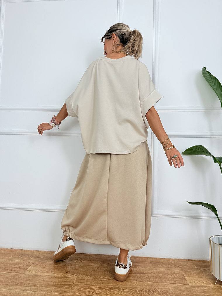 Velto Skirt 16509 Beige 3