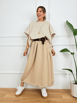 Velto Skirt 16509 Beige