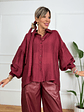 Georgiana Shirt 6171 Wine - thumbnail 1