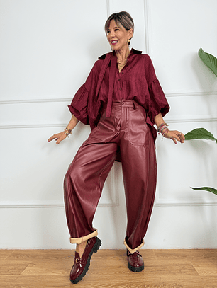 Oslo Pants 7222 Burgundy