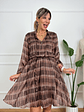 Noted Niche Dress 19519 Brown - thumbnail 4