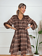 Noted Niche Dress 19519 Brown - thumbnail 3