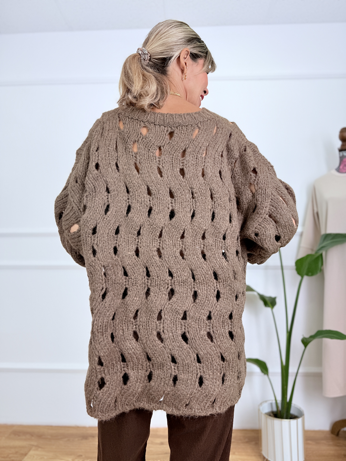 Lottie Sweater JS378 Beaver Brown 2