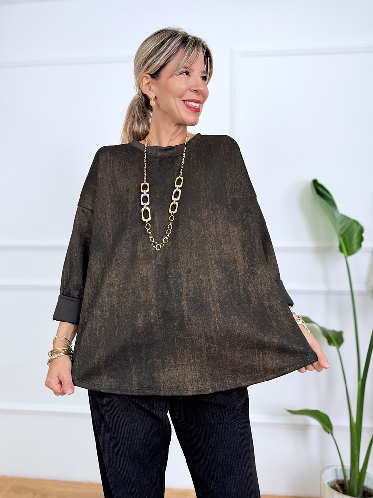 Sparrow Sweatshirt 6701 Dark Choco 1